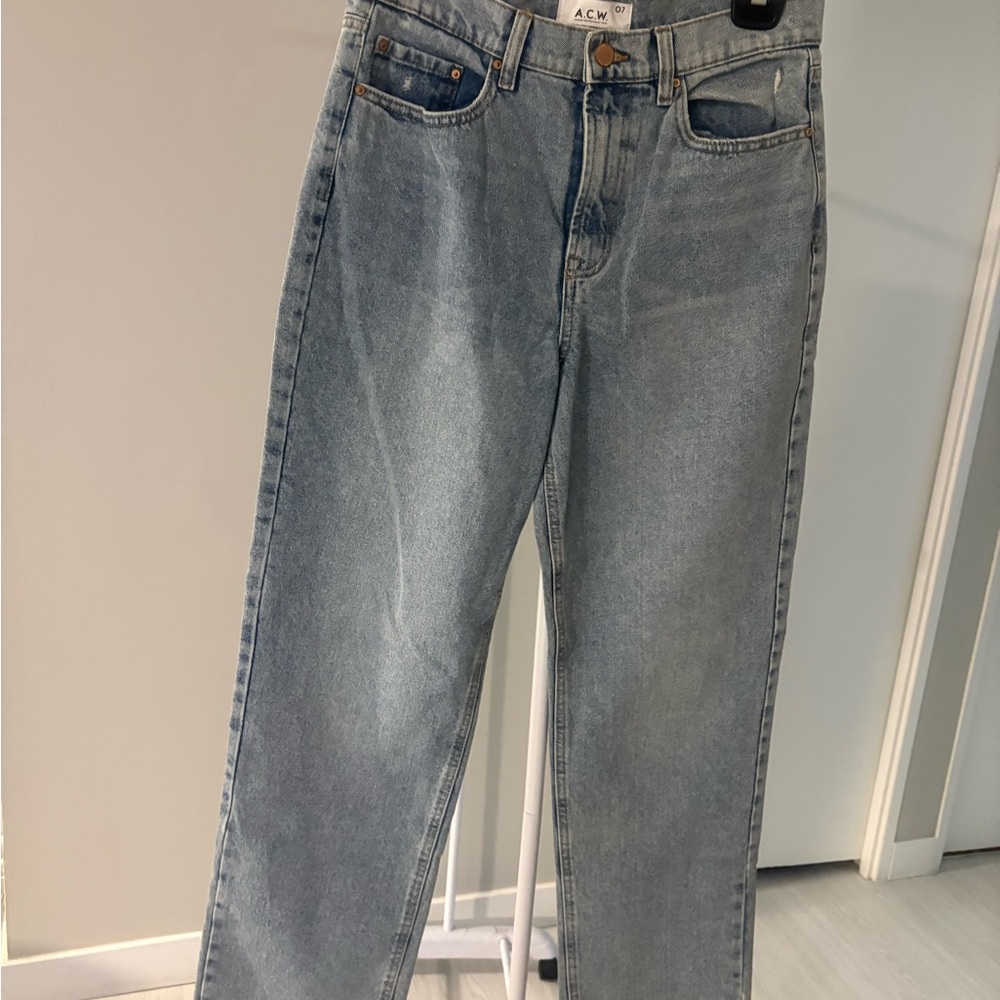ACW Light Blue women or men Straight Jeans $5